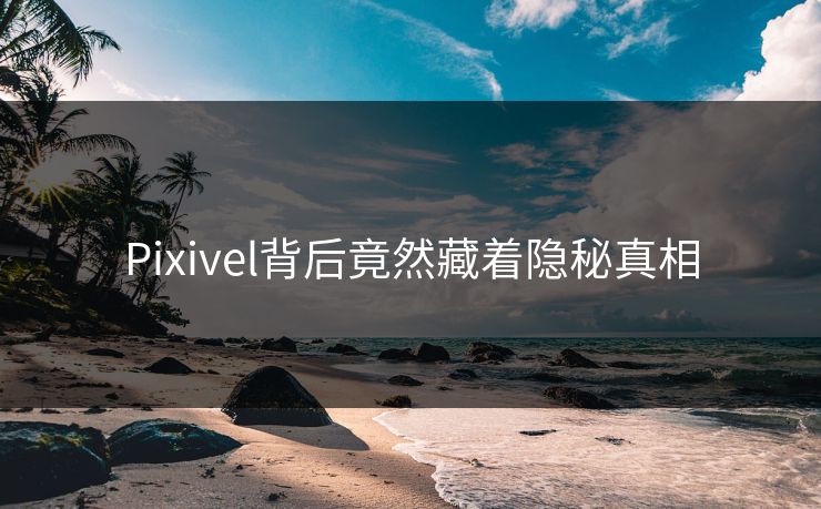 Pixivel背后竟然藏着隐秘真相