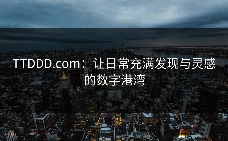 TTDDD.com：让日常充满发现与灵感的数字港湾