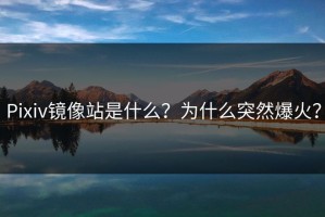 Pixiv镜像站是什么？为什么突然爆火？