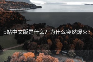 p站中文版是什么？为什么突然爆火？