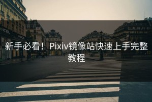 新手必看！Pixiv镜像站快速上手完整教程