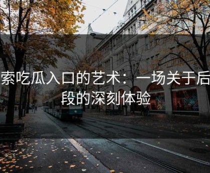探索吃瓜入口的艺术：一场关于后半段的深刻体验