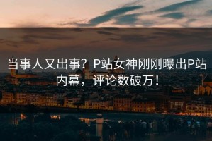 当事人又出事？P站女神刚刚曝出P站内幕，评论数破万！