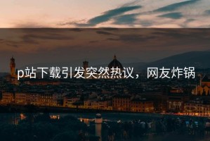 p站下载引发突然热议，网友炸锅