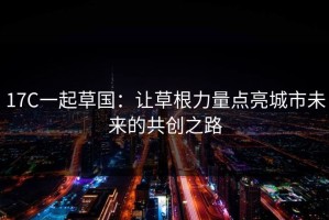 17C一起草国：让草根力量点亮城市未来的共创之路