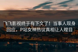 飞飞影视终于有下文了！当事人现身回应，P站女神热议真相让人瞠目