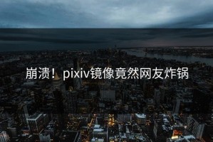 崩溃！pixiv镜像竟然网友炸锅