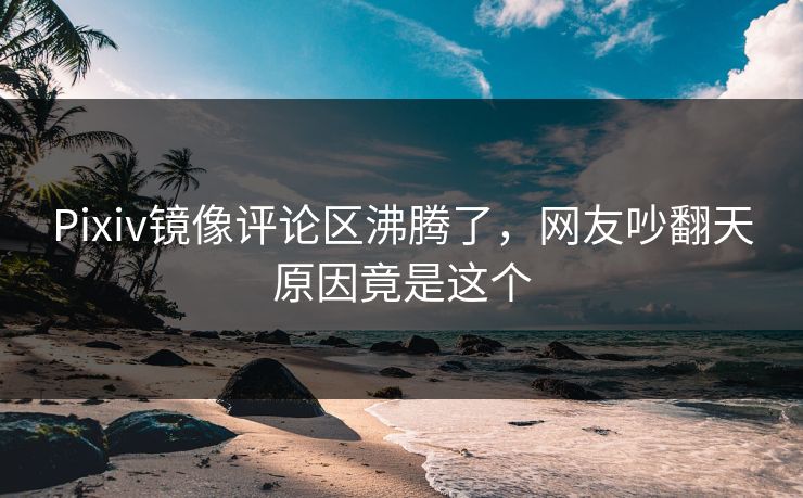 Pixiv镜像评论区沸腾了，网友吵翻天原因竟是这个